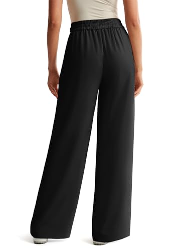 NIMIN Women's Dress Pants High Waisted Trousers - Comfort Fit Office Pants2