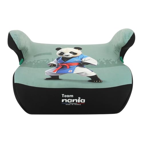 Seggiolino auto Nania Alpha, Rialzo Auto, Alzatina auto per bambini 6-12 anni 126-150 cm, Seggiolino, compatto e leggero ( 1 kg), installazione cinture di sicurezza