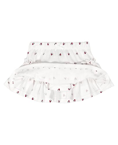 Tommy Hilfiger Baby Girl's 2-Piece Top and Skort Set, White Heart Flag, 3-6 Months - image 2