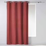 Matière : Polyester Paris Prix Rideau à Œillets Newton 140x260cm Carmin