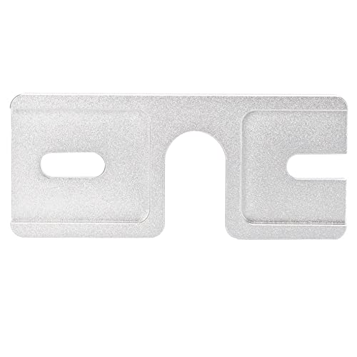 Baciihaw Sturdy Silver Aluminium Mount Plate Stand For V6 Printers - Accessories With Compatible Hotend Filament Holder Build Plate And Nozzle Cleaner #TOP3
