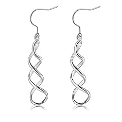 Single Linear Swirl Dangle