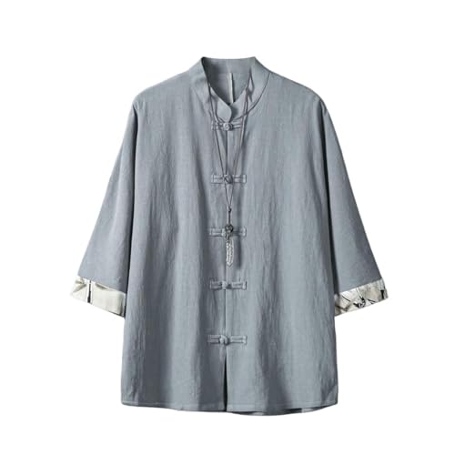 Chemise d'été homme style chinois idéale pour vos soirées en terrasse et vacances