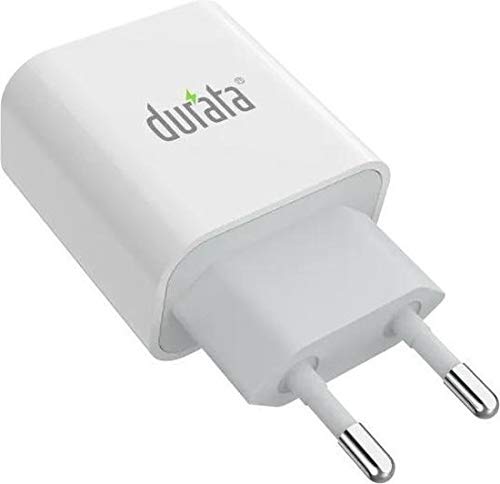 Adapter Durata DR-75 z portem PD 18 W 3,0 A szybka ładowarka z pojedynczym portem 18 W + kabel USB-C na Lightning – ładowarka Power Delivery – kompatybilna z kompatybilną z Apple kompatybilna z iPhone