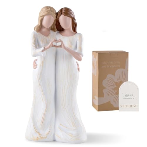 Storieme Sister Figurines - Best Friends Gifts for Women, Bestie