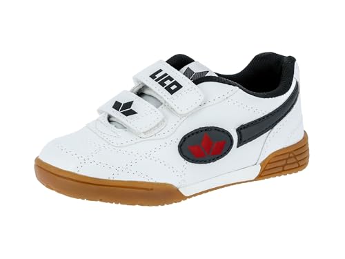 Lico Unisex Kinder Bernie V Hallenschuhe, Weiß Marine, 36 EU Lico Unisex Kinder Bernie V Hallenschuhe, Weiß Marine, 36 EU