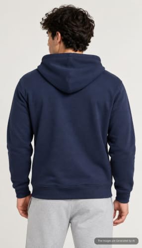 Image of FYLTR Men's Graphic Printed Fleece Hooded Sweatshirt with Kangaroo Pocket | Full Sleeve Pullover Hoodie for Medium to Heavy Winter