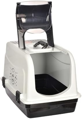 Small Küçük Boy Kapalı Kedi Tuvaleti Ve Kürek Hediyeli - Yavru Kediler Içindir - 25x46x31 Small Maxi - Görsel 5