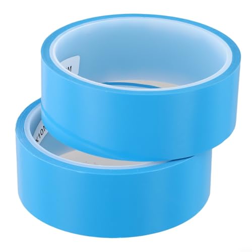 Forros para llantas de bicicleta de 10 m, material PET para llantas sin cámara, grosor de 0,1 mm, compatibles con llantas anchas, 2 unidades (ancho 32 mm × largo 10 m) miniatura 2