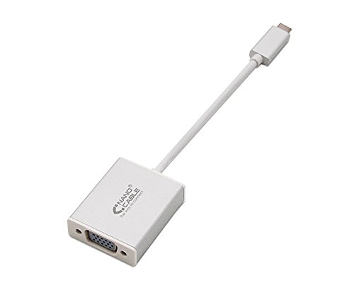 Convertisseur USB-C vers VGA en aluminium de 10 cm pour écran et projecteur