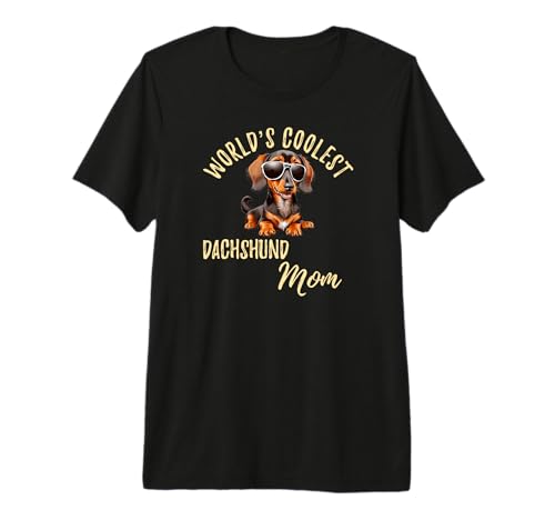 El Perro Salchicha más Guay del Mundo, mamá, Divertido, Weiner Dog, Doxie Granddog Camiseta Premium