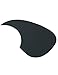Metallor Acoustic Guitar Pickguard Anti-Scratch Guard Plate Perfect Replacement, Self Adhesive Tear or Water Drop Shape Pick Guards Various Color, Cool Guitar Accessories Gifts (Black)