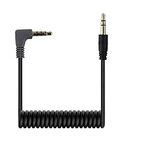 مقبس صوت T3.5 مم للهاتف الذكي لـ Movo BOYA Saramonic Rode VideoMicro Mics Little Straight Head