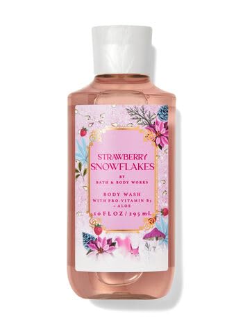 Miniatura 2 de Bath & Body Gel de ducha de copos de nieve de fresa, 10 onzas líquidas  10.0 fl oz (el embalaje puede variar)