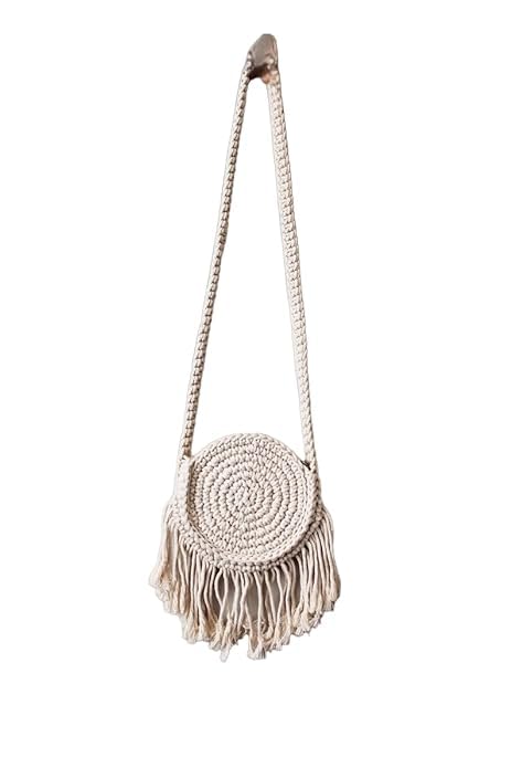 I.F.HMacramé, round bag, handmade, crochet bag, handbag, beach, net, round handbag