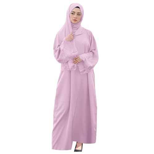 Vêtements de prière jilbab 2 pièces et robe abaya mastour pour le Ramadan