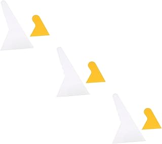 Totority 6 Peças Raspador De Remoção De Neve Janela Pá De Neve Cola Raspador De Vinil Veículo Raspador De Gelo Filme Raspador De Neve Veículo Raspador De Veículo Raspador De Vinil Carro