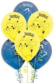Pokemon -Pack Latex Balloons by Hallamrk