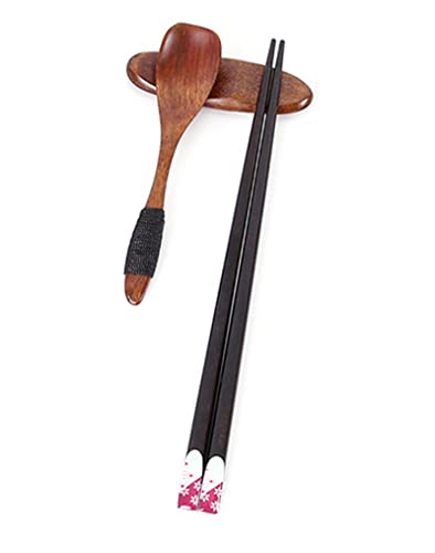 WANGCL Essstäbchenhalter aus Holz, japanischer Stil, Vintage-Stil, 5 Stück