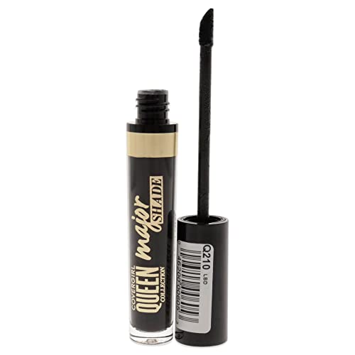 CoverGirl Queen Collection Major Shade Matte Liquid Lipstick - LBD for Women 0.11 oz Lipstick, Black, 3.25 ml (Pack of 1) - Image 2