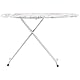 Amazon Basics Bügelbrett mit ovaler Bügeleisen-Ablage, Classica, Klein, Weiß, Geblümt, 109 x 35 cm