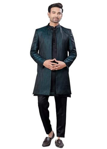 Robe pour homme en soie jacquard imprimé vêtement nuit Mysore