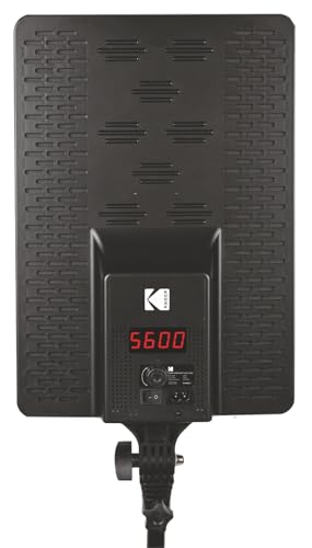 Image of KODAK V240 Video Soft Light with Adjustable Color Temp 5600K|98 CRI|High Brightness|Advance Remote Control|Flexible & Light Weight|Ideal for Photography & Videography|240 Watt|26 Inches