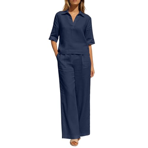 Conjunto de verano ligero para mujer que evita el calor en casa