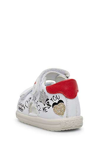 Falcotto NORTE-Sandalo stampa grafica Rosso 19