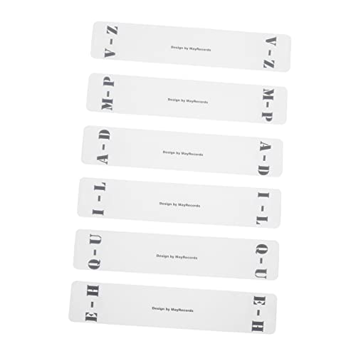 Gadpiparty 6Stücke CD Indexkarten Teiliges Horizontale Für Aufbewahrung Von Transparente Acrylkarten Zur Alphabetischen Organisation Ihrer Musik Collection Gadpiparty 6Stücke CD Indexkarten Teiliges Horizontale Für Aufbewahrung Von Transparente Acrylkarten Zur Alphabetischen Organisation Ihrer Musik Collection