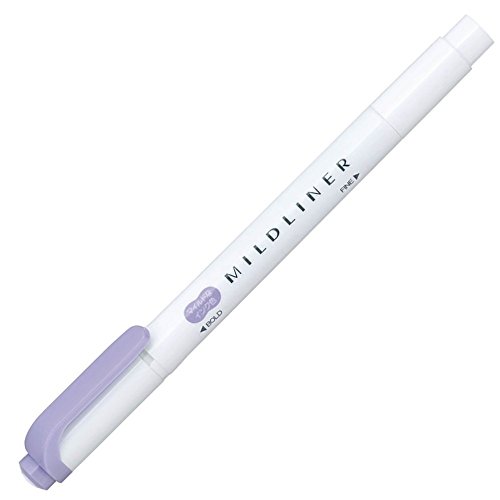 Marqueur doux Zebra Line Violet idéal pour Bullet Journal et organisation de bureau