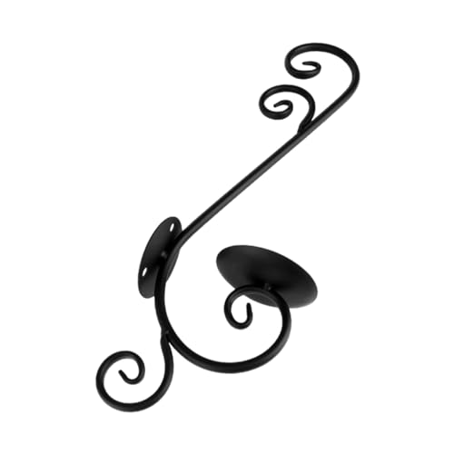 ULDIGI Charming Geometric Shape Iron Candlestick Holder Wall Hanging Candle Decor for Indoor Party