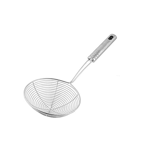 LUAMY 調理器具 カス揚げ ステンレス あく取り ざる すくいざる ストレーナー 油切り 水切り こし器 揚げ物 キッチンツール - 32cm*12cm