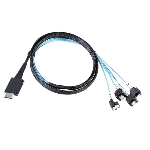 OCuLink PCIe SAS SFF-8611 4i a SATA 7P Cable 1 m miniatura 6