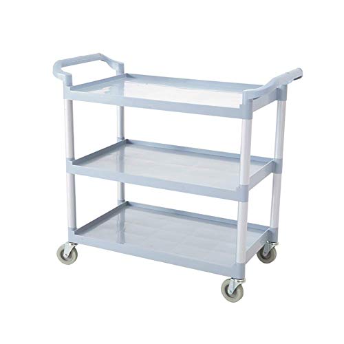 Carretilla de almacenamiento tipo estante de plástico GagalU miniatura 2