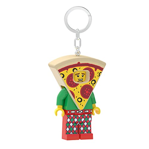 Lego Minifigure Large 3 Inch Tall Figure Keychain Light - Pizza Costume Guy (KE176H)