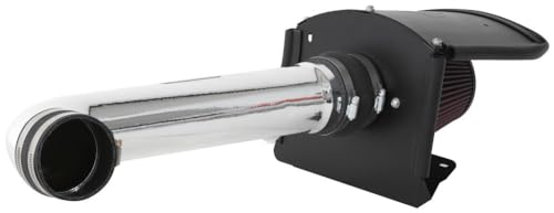 Image of K&N Cold Air Intake System: High-Flow Air Filter, Increase Performance & Towing: Compatible with 2012-2018 JEEP: Wrangler, Wrangler JK, 77-1566KP