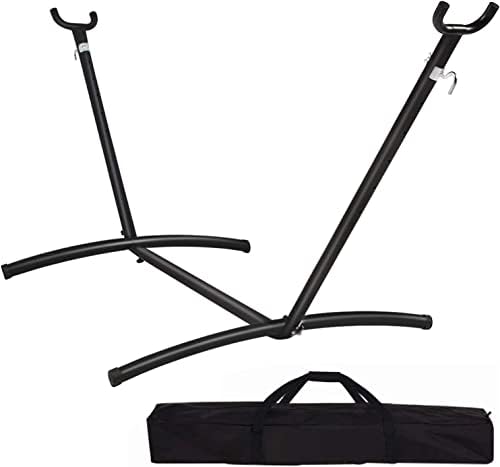 SUPER DEAL 9FT Hammock Stand With 2 Person Hammock - 620 Lb Capacity, Portable, Carrying Case Included
