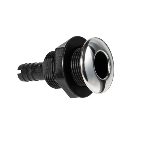 Whitecap Industries S-3800C Stainless Steel/Nylon Thru-Hull with Barb - 5/8