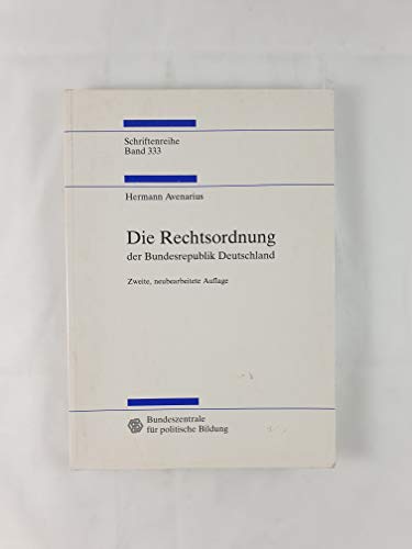die rechtsordnung der bundesrepublik deutschland