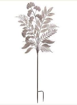Garden State Metal Leaf in Gray and Antique 29" Hx1.2 Wx60 L