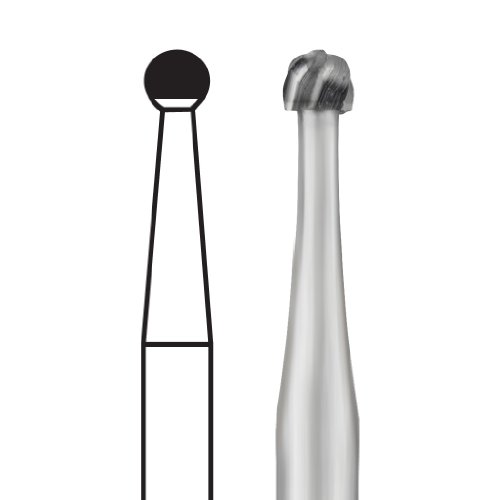 Ss White Carbide Burs Round RA 4 - 10 pk