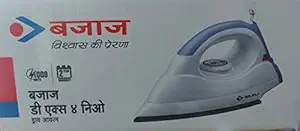 Bajaj 440303 1000-Watt Dry Iron (White)