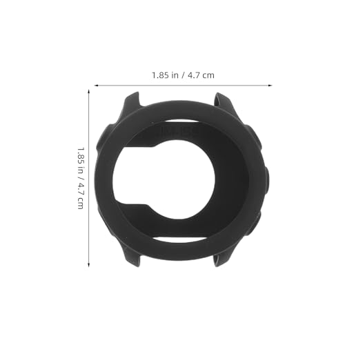 Cubierta de reloj inteligente Kisangel de 8 piezas con protector de pantalla negro 2