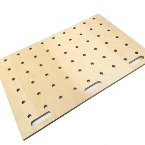 Werkbankplatte 915x610mm mit 20mm Löchern - Sperrholz | Holzwerkzeuge | Werkstatttisch | Stabiler Aâ€¦ – Miniatur