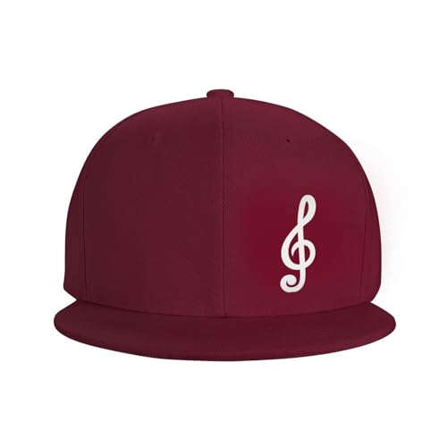 Treble Clef Music Adjustable Outdoor Baseball Hat Flat Hat3