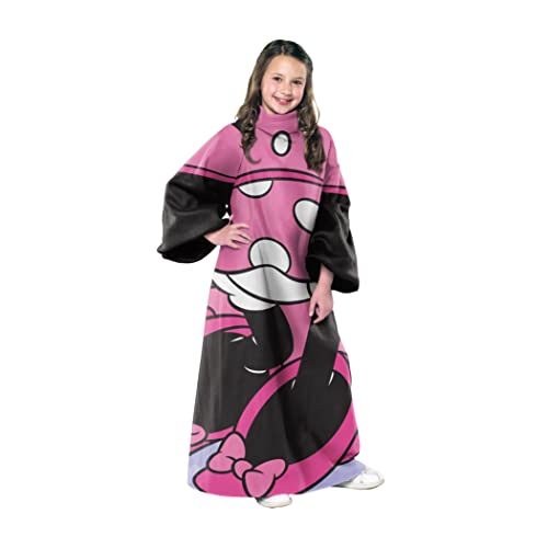 Northwest Minnie Mouse Just Being Me Youth Silk Touch Comfy Throw Blanket with Sleeves, 48" x, 48"