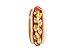 Produktbild Intex 58771EU - Aufblasbare Luftmatratze Hotdog, Vinyl, Mehrfarbig, 176x76x20 cm