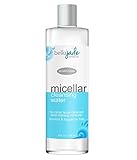 Micellar Cleansing Water - Gentle Alcohol Free, No Rinse Facial Cleanser and Makeup Remover - For All Skin Types including Sensitive - Great for Travel, Post-Workout and Before Bedtime