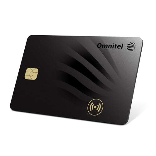 OMNITEL Carte Tracker GPS Ultra-Fine Compatible avec Apple Find My (iOS Uniquement) | Format Carte bancaire 1,6 mm | Étanche IP68 | Localisateur Bluetooth...
